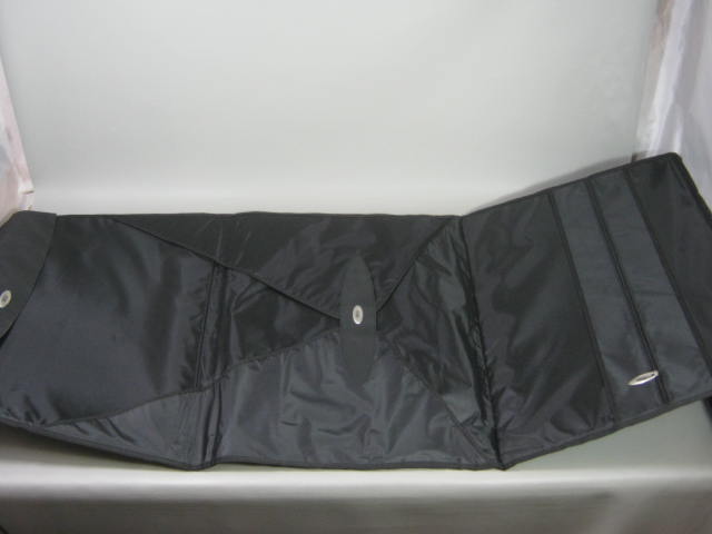 Zero Halliburton Aluminum Lined Suitcase Case Luggage + Garment Bag + 26"x18"x9" 10