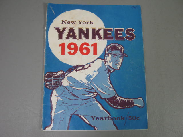 1961 NY Yankees Yearbook Ticket Stubs Scrapbook 1st Edition Mickey Mantle Book 1