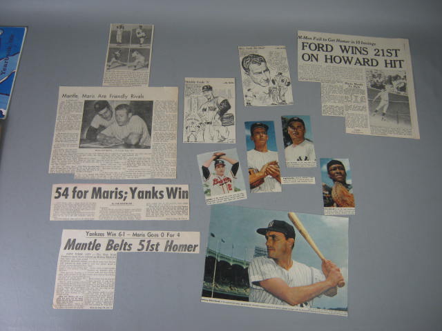 1961 NY Yankees Yearbook Ticket Stubs Scrapbook 1st Edition Mickey Mantle Book 19