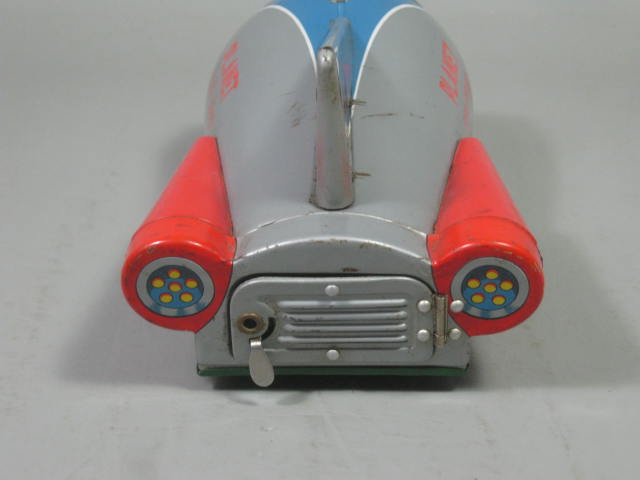 Vtg 1950s Modern Toys Battery Operated Planet Explorer Tin Litho Spaceship Japan 5