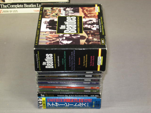 HUGE Beatles Collection Lot Books Music CDs VHS Videos+ 2