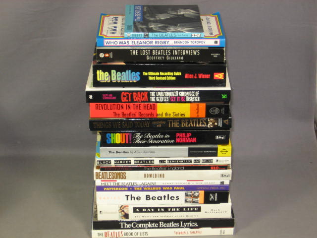 HUGE Beatles Collection Lot Books Music CDs VHS Videos+ 3