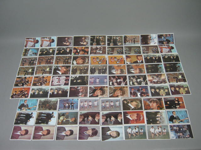 78 Vtg 1964 Topps TCG Gum Beatles Color Trading Cards Set Lot Some Duplicates NR