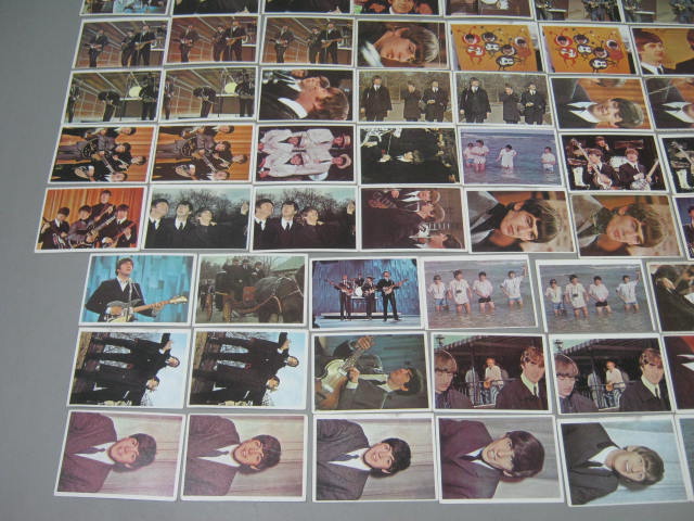78 Vtg 1964 Topps TCG Gum Beatles Color Trading Cards Set Lot Some Duplicates NR 1