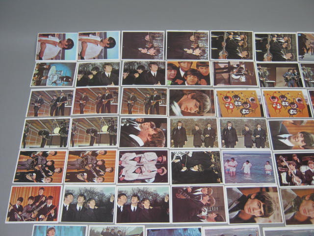 78 Vtg 1964 Topps TCG Gum Beatles Color Trading Cards Set Lot Some Duplicates NR 3