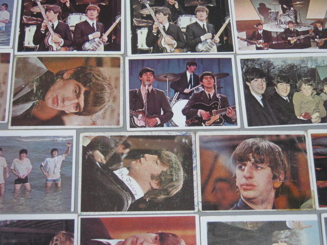 78 Vtg 1964 Topps TCG Gum Beatles Color Trading Cards Set Lot Some Duplicates NR 5