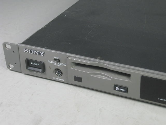 Sony MDS-E10 Professional Rackmount Minidisc MD MDLP Recorder Player Deck Works! 2