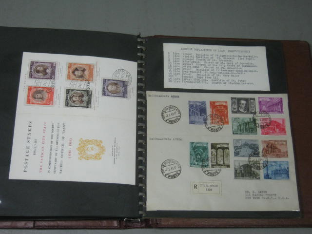 Vintage 1929-1949 Vatican Stamp FDC First Day Cover Album Collection Lot MINT! 20