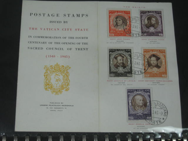 Vintage 1929-1949 Vatican Stamp FDC First Day Cover Album Collection Lot MINT! 21