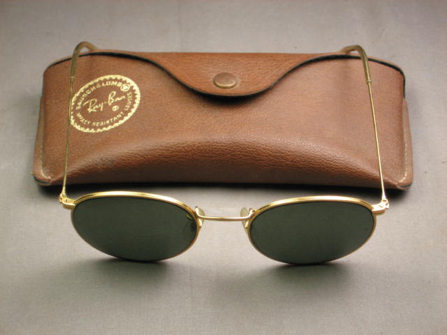 Vintage B&L Ray Ban Round John Lennon Sunglasses W0603