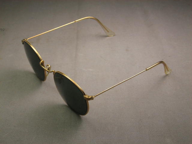 Vintage B&L Ray Ban Round John Lennon Sunglasses W0603 1