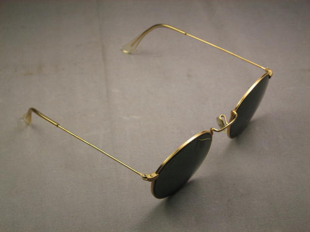 Vintage B&L Ray Ban Round John Lennon Sunglasses W0603 2