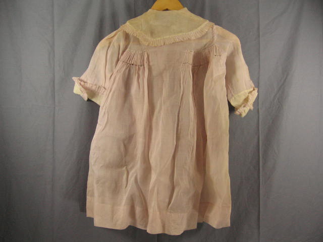 Antique Dress Clothing Lot Childs Baby Doll Bibs Slip 9