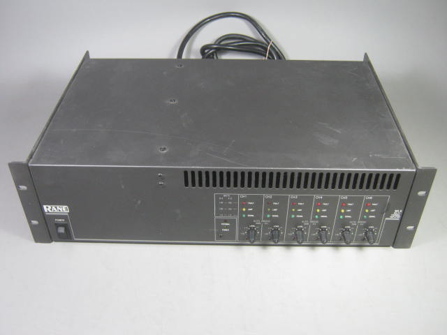 Rane MA-6 Six Multi-Channel Rackmount Power Amplifier Amp 1800 Watts 300 WPC NR!