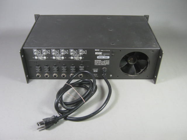 Rane MA-6 Six Multi-Channel Rackmount Power Amplifier Amp 1800 Watts 300 WPC NR! 4