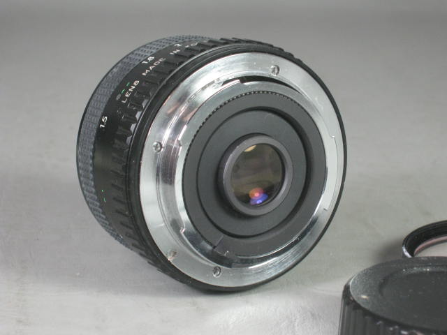 Pentax K1000 Camera SMC A 70-210mm 1:4 Zoom Super Albinar 28mm 1:2.8 Lens Lot NR 7