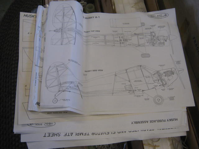 RARE Vtg Byron Originals Christen A-1 Husky R/C Model Airplane Kit 1/4 Scale NIB 8