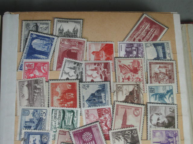 Vtg 1920s-1950s Elbe Stamp Album International Collection Lot Vatican Pope NR! 1