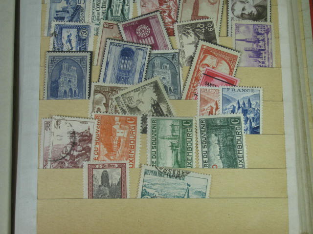 Vtg 1920s-1950s Elbe Stamp Album International Collection Lot Vatican Pope NR! 2