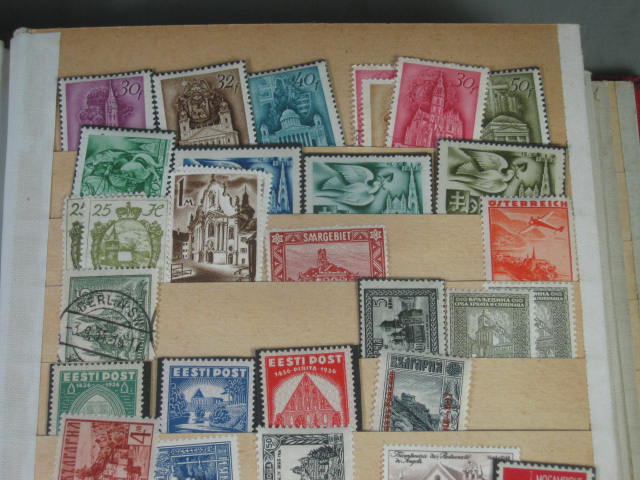 Vtg 1920s-1950s Elbe Stamp Album International Collection Lot Vatican Pope NR! 3