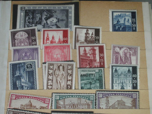 Vtg 1920s-1950s Elbe Stamp Album International Collection Lot Vatican Pope NR! 6