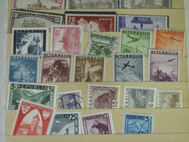 Vtg 1920s-1950s Elbe Stamp Album International Collection Lot Vatican Pope NR! 7