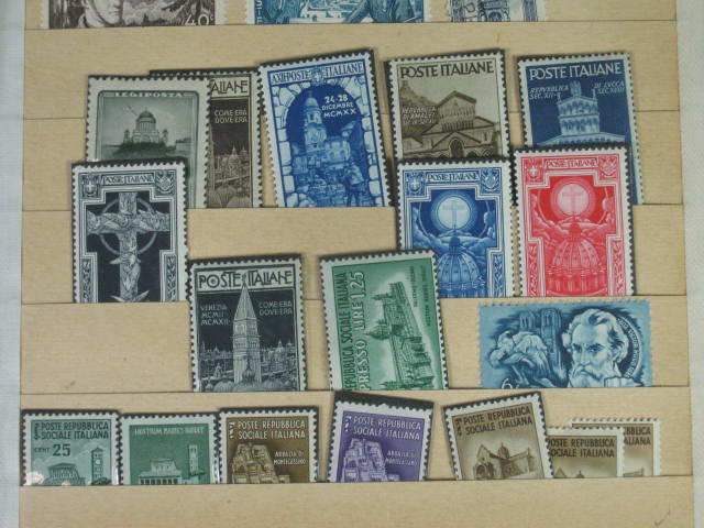 Vtg 1920s-1950s Elbe Stamp Album International Collection Lot Vatican Pope NR! 9