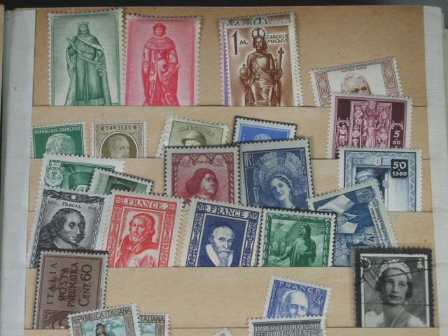 Vtg 1920s-1950s Elbe Stamp Album International Collection Lot Vatican Pope NR! 18