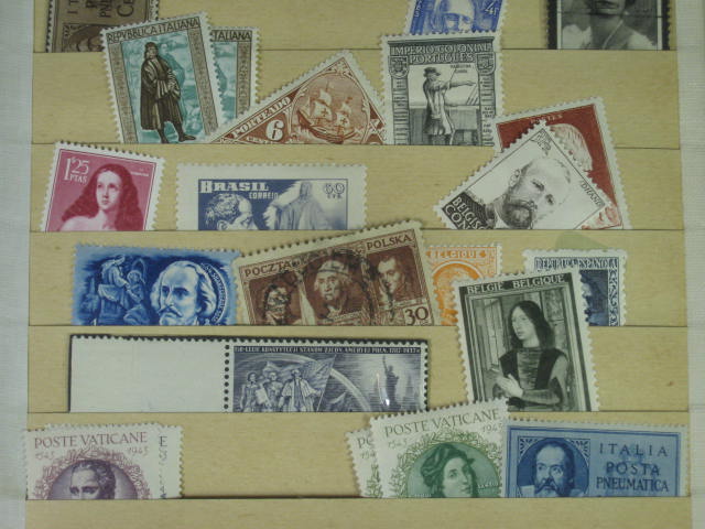 Vtg 1920s-1950s Elbe Stamp Album International Collection Lot Vatican Pope NR! 19