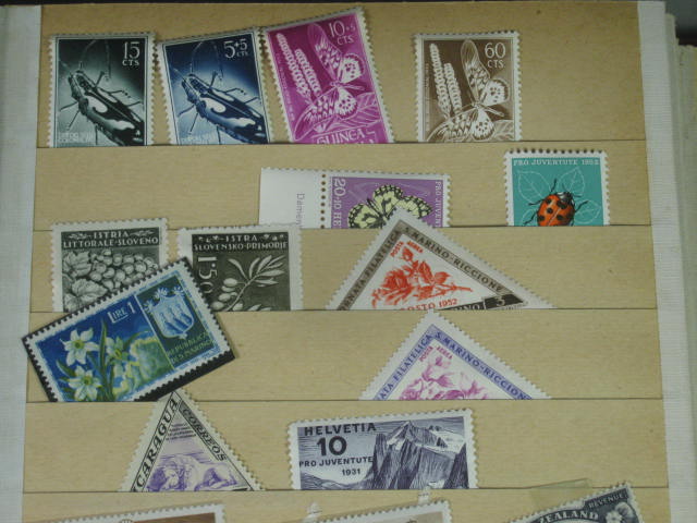 Vtg 1920s-1950s Elbe Stamp Album International Collection Lot Vatican Pope NR! 26