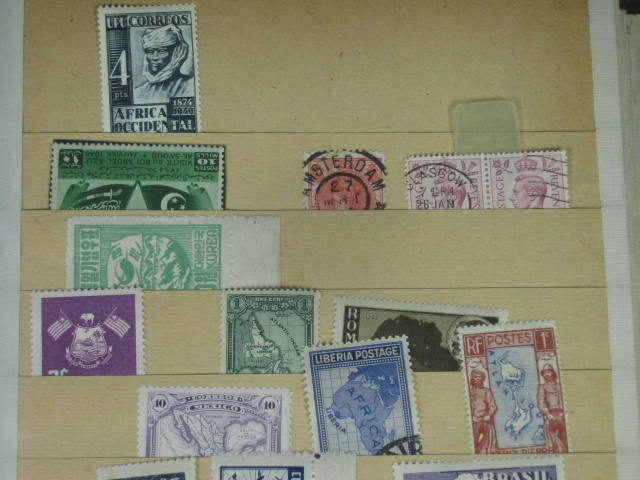 Vtg 1920s-1950s Elbe Stamp Album International Collection Lot Vatican Pope NR! 30