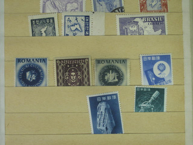 Vtg 1920s-1950s Elbe Stamp Album International Collection Lot Vatican Pope NR! 31