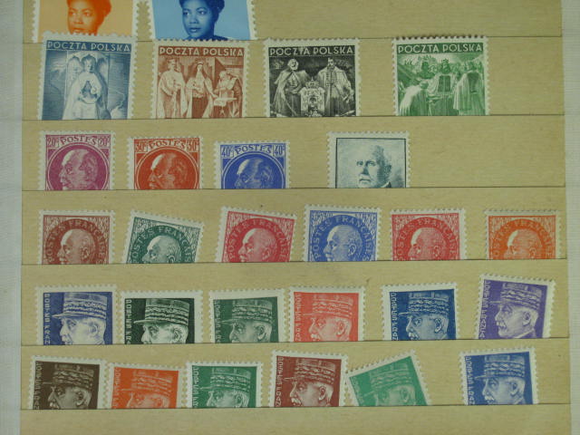 Vtg 1920s-1950s Elbe Stamp Album International Collection Lot Vatican Pope NR! 33