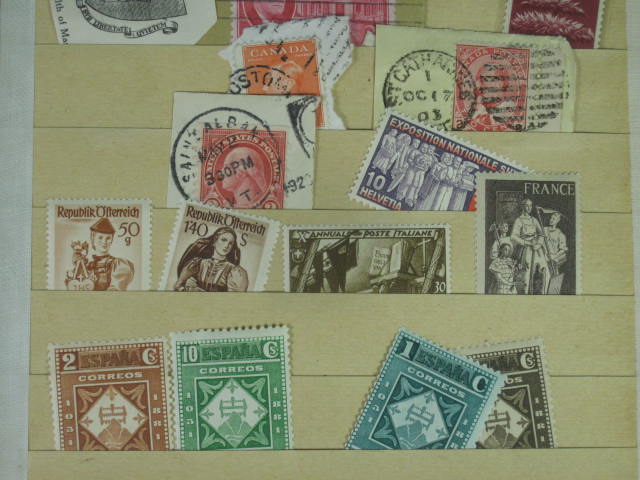 Vtg 1920s-1950s Elbe Stamp Album International Collection Lot Vatican Pope NR! 35
