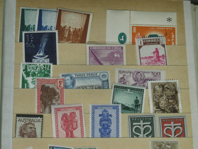 Vtg 1920s-1950s Elbe Stamp Album International Collection Lot Vatican Pope NR! 36