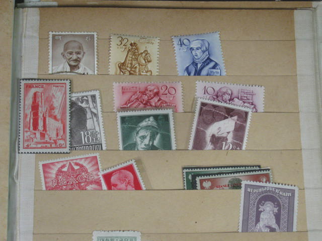 Vtg 1920s-1950s Elbe Stamp Album International Collection Lot Vatican Pope NR! 38
