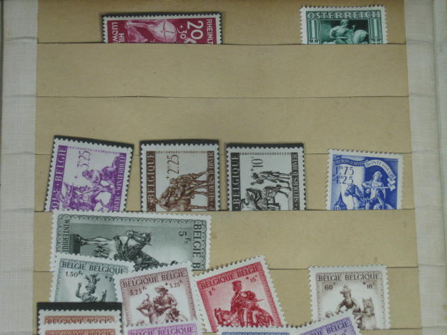 Vtg 1920s-1950s Elbe Stamp Album International Collection Lot Vatican Pope NR! 40