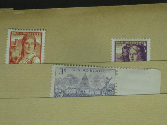 Vtg 1920s-1950s Elbe Stamp Album International Collection Lot Vatican Pope NR! 42