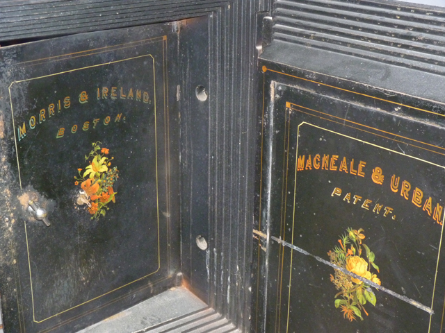 Antique 1800s Morris & Ireland MacNeale Urban Combination Lock Safe 45"x31"x27" 1