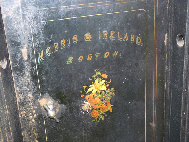 Antique 1800s Morris & Ireland MacNeale Urban Combination Lock Safe 45"x31"x27" 2