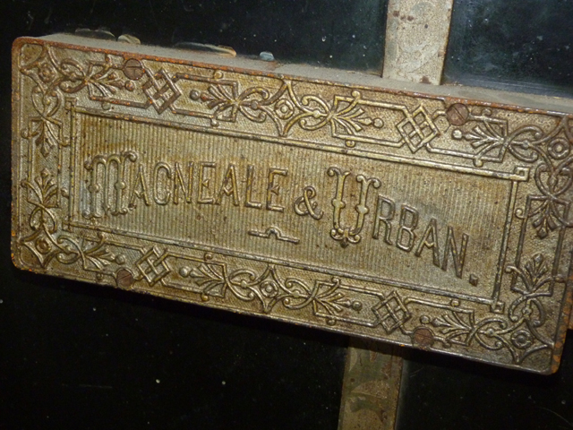 Antique 1800s Morris & Ireland MacNeale Urban Combination Lock Safe 45"x31"x27" 5
