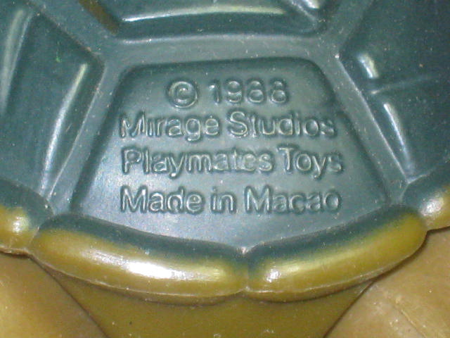 4 Vtg Original 1988 Playmates TMNT Teenage Mutant Ninja Turtle Action Figure Lot 5