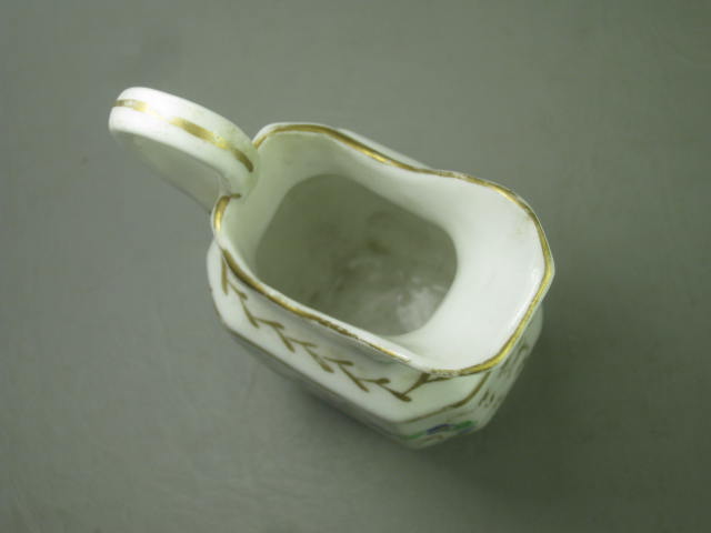 Antique Early 1800s Tucker Hulme Hemphill American Porcelain Creamer Pitcher NR! 7
