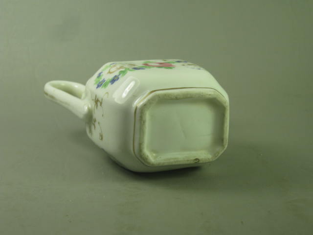 Antique Early 1800s Tucker Hulme Hemphill American Porcelain Creamer Pitcher NR! 8