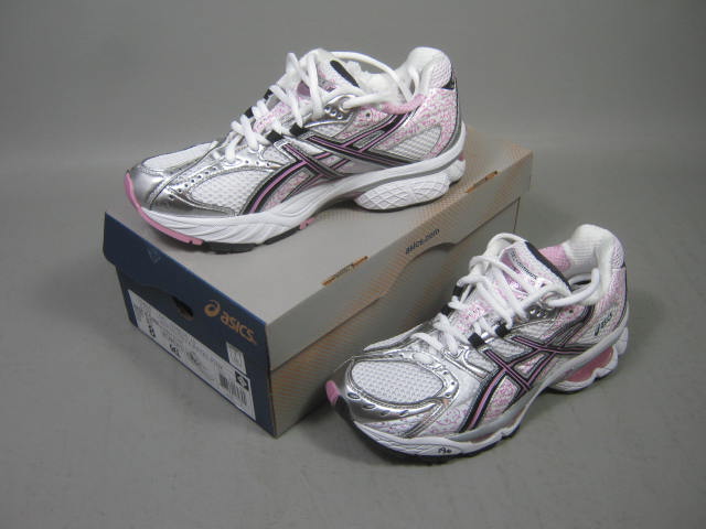 Womens New Asics Gel-Nimbus 10 White/Onyx/Petal Pink Running Shoe US 8 EURO 39.5