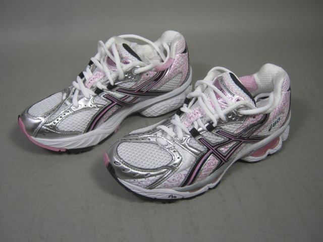 Womens New Asics Gel-Nimbus 10 White/Onyx/Petal Pink Running Shoe US 8 EURO 39.5 1