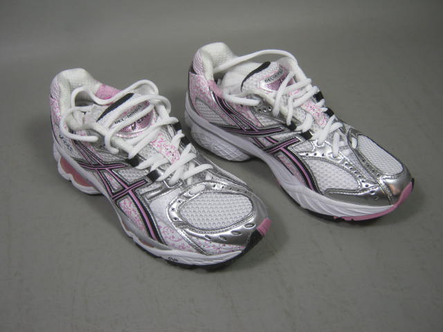 Womens New Asics Gel-Nimbus 10 White/Onyx/Petal Pink Running Shoe US 8 EURO 39.5 2