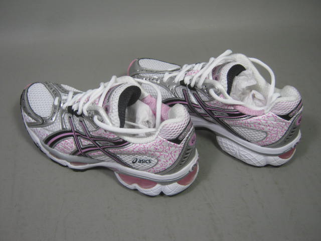 Womens New Asics Gel-Nimbus 10 White/Onyx/Petal Pink Running Shoe US 8 EURO 39.5 4