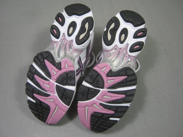 Womens New Asics Gel-Nimbus 10 White/Onyx/Petal Pink Running Shoe US 8 EURO 39.5 6