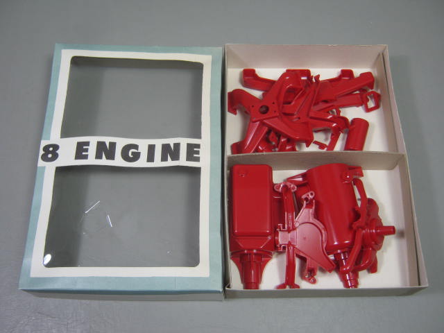 Unbuilt Renwal Blueprint Model Visible V8 Operating Auto Engine Assembly Kit 802 7